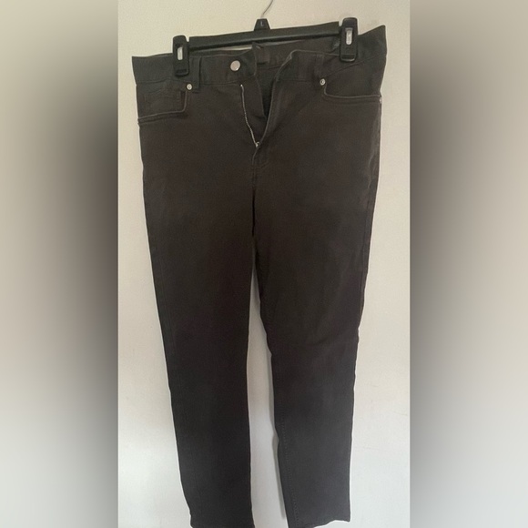H&M Pants Mens 29x30 Gray Slim Fit Button Zip - Picture 1 of 1